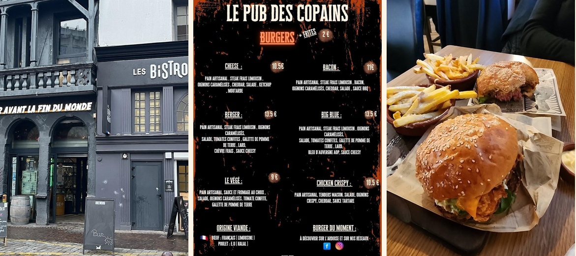 LE PUB DES COPAINS - Menu Image 1